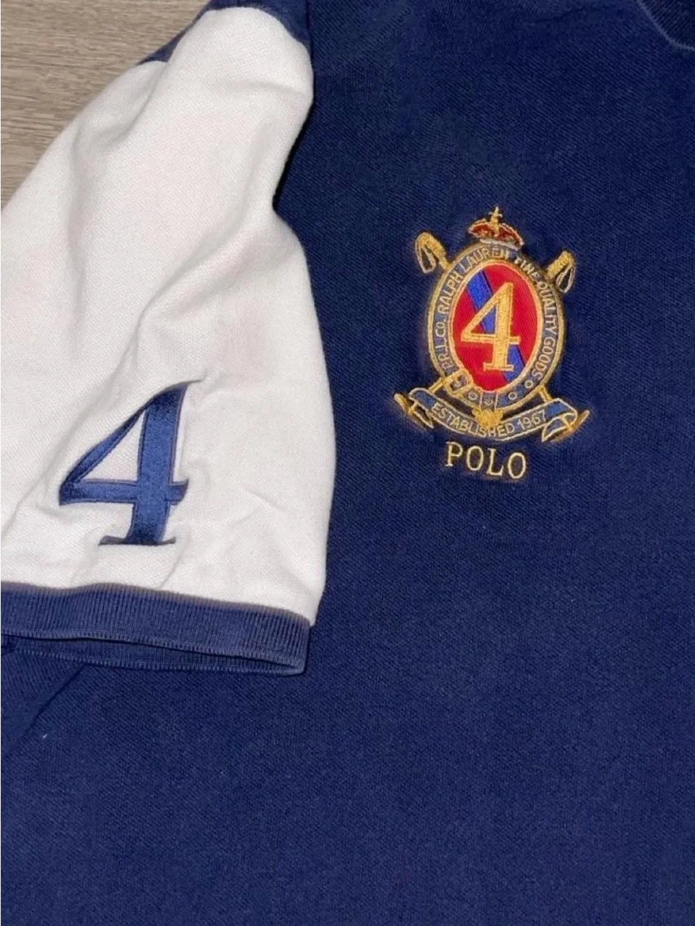Polo Ralph Lauren Big Pony Polo Shirt Men’s XL Classic Fit Navy #4 Rugby
